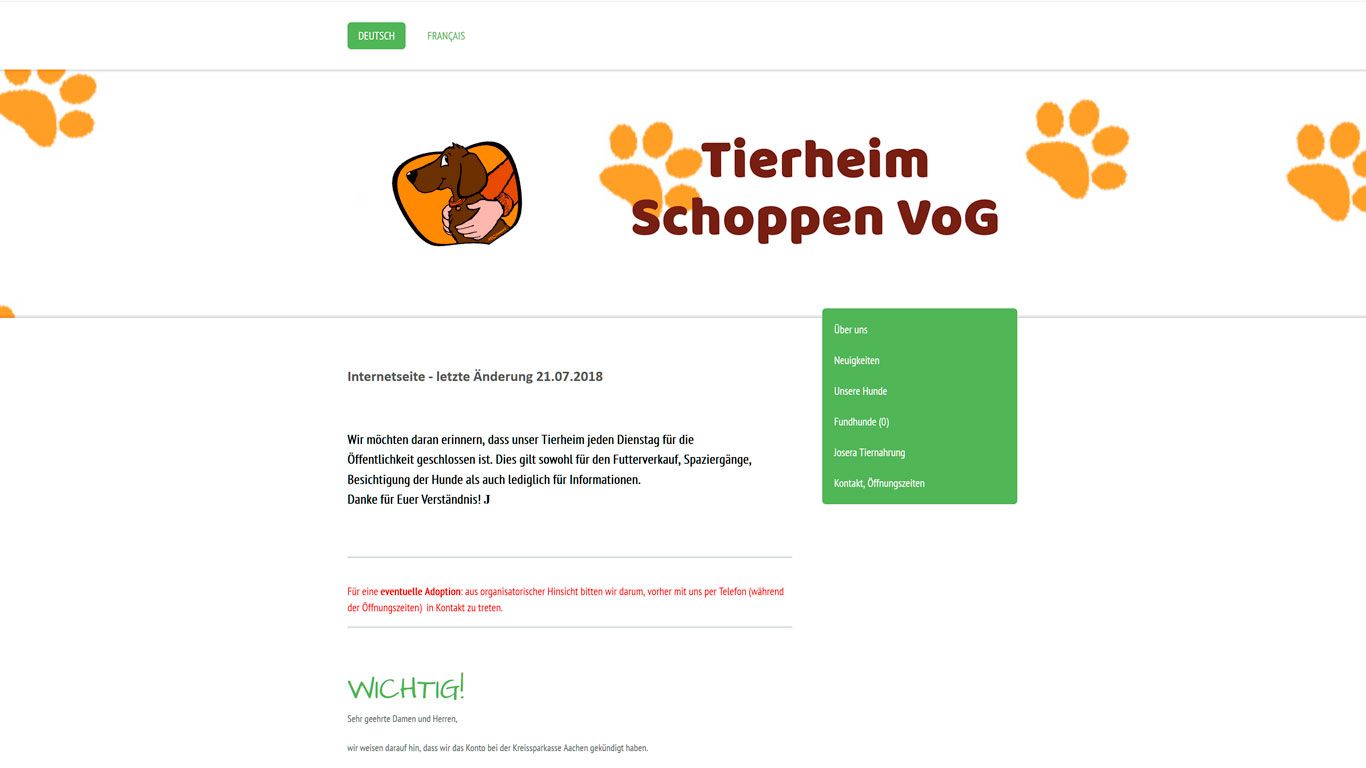 Tierheim Schoppen